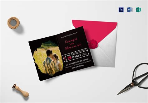 Black Engagement Invitation Card Design Template in Word Black Engagement Invitation Card Design Template in Word