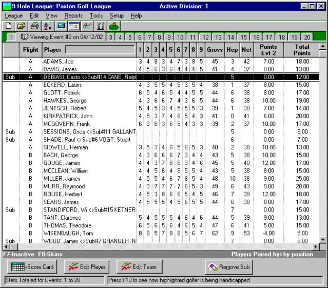 Free Golf League Software Most Freeware