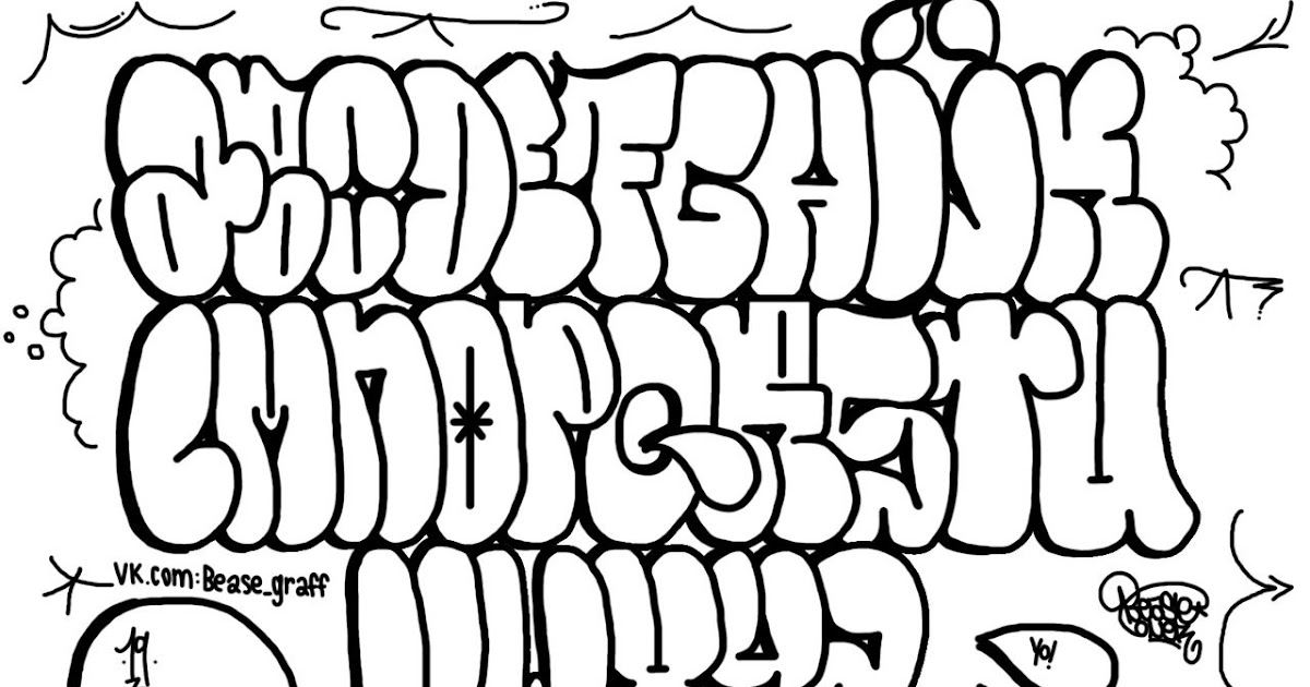 Bombing Abecedario En Graffiti Bomba - You could argue that graffiti is