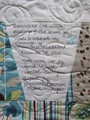 Quilt label