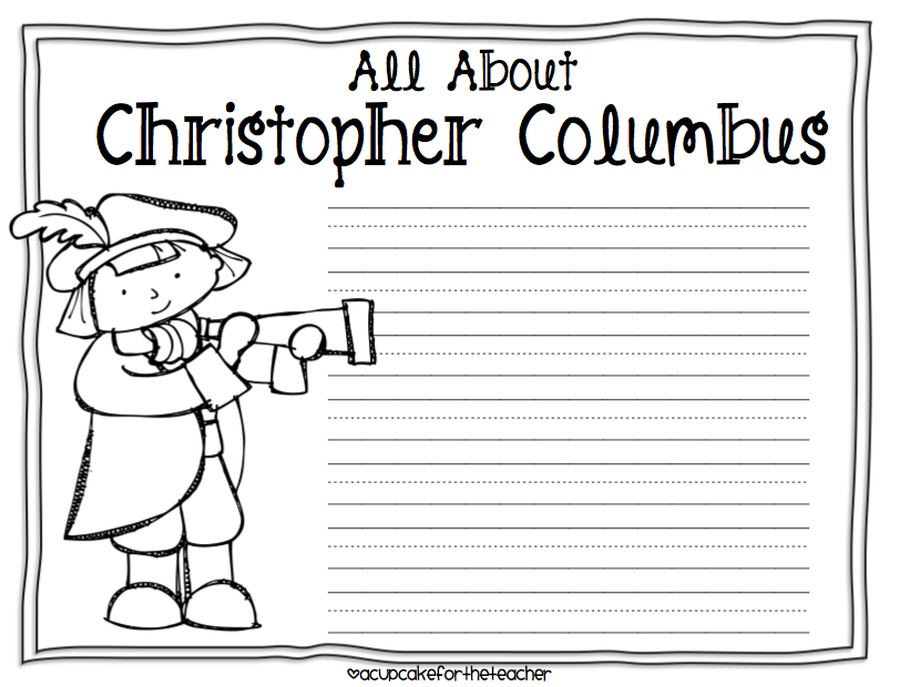 Christopher Columbus MiniPack {and Show Some Random Love} A Cupcake