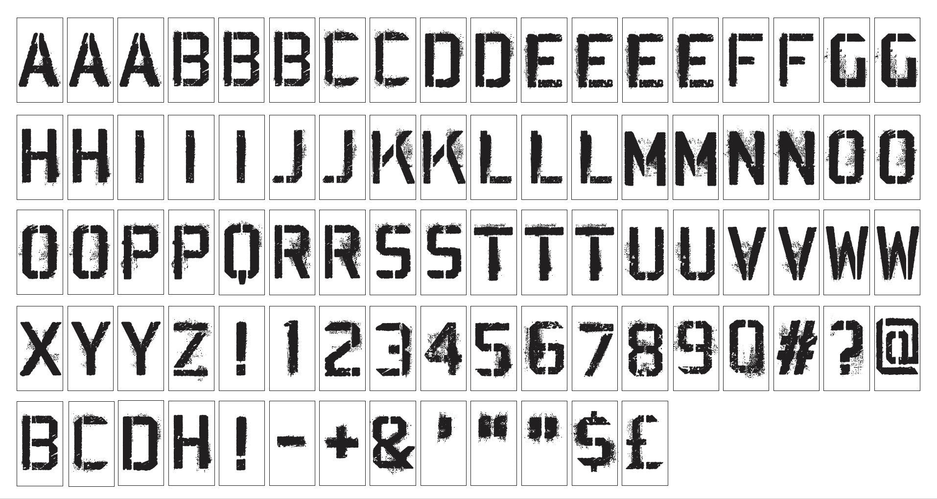 Cool Spray Paint Ideas That Will Save You A Ton Of Money: Alphabet