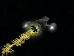 Firefly Drive with Yellow Exhaust