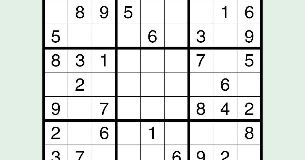 Printable Word Sudoku Puzzles Free : 15 Word Sudoku Templates Free