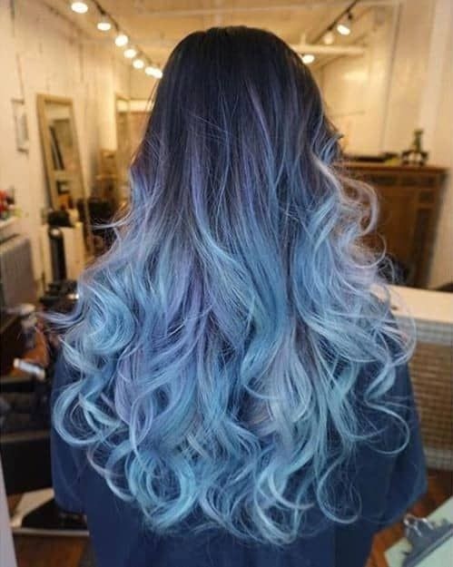 Semir Highlight Biru : âˆš 32+ Model Warna Rambut Blue Black (CAT