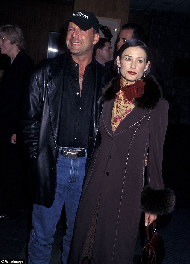 Good-looking folks: Their parents are Demi Moore, 55, and Willis. The couple were wed from 1987 until 2000. Seen in 1997