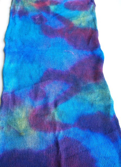 merino sock blanks dyed by Ginny of FatCatKnits
