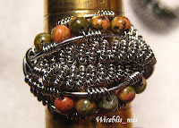 wire wrapped ethnic ring wire wrapped ethnic ring
