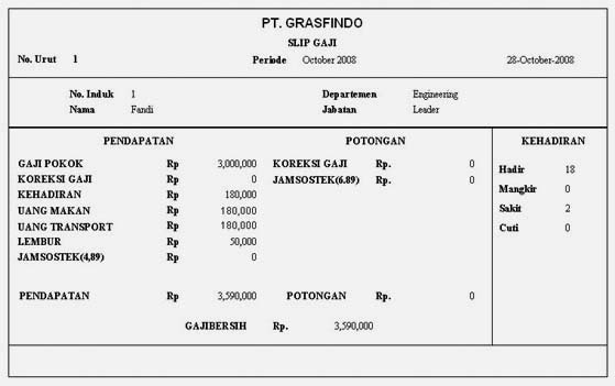 20+ Contoh Form Cuti Karyawan Word PNG