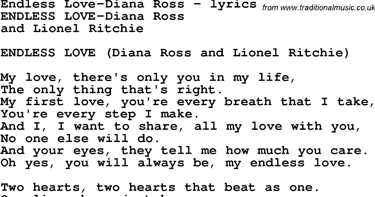 Lirik Endless Love Lionel Richie - Gambar Ngetrend dan VIRAL