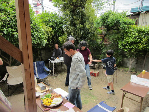 getting ready to cook