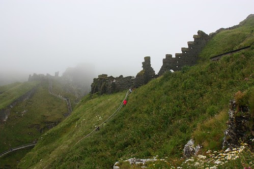 Tintagel in the mist