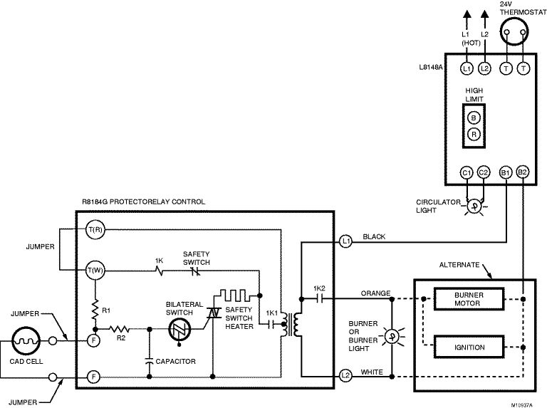 Honeywell R8184g Wiring Diagram - Wiring Diagram