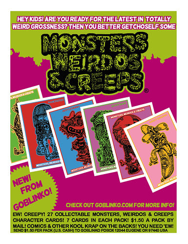 Monsters, Weirdos & Creeps Cards