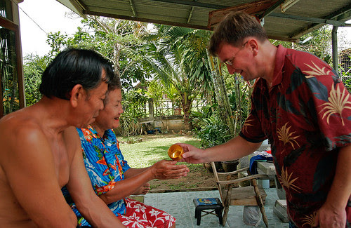 Songkran with the family