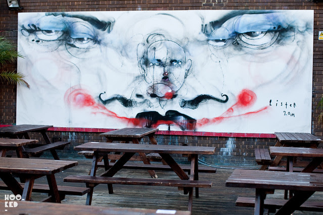 Street Artist Anthony Lister redecorates the streets of London