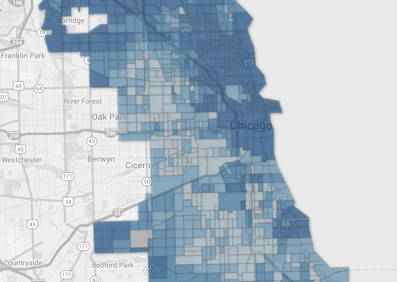 Chicago Zip Code Map With Neighborhood