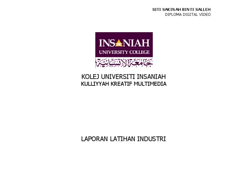 Contoh Report Latihan Industri Uitm Sains Komputer - Borang Lapor Diri