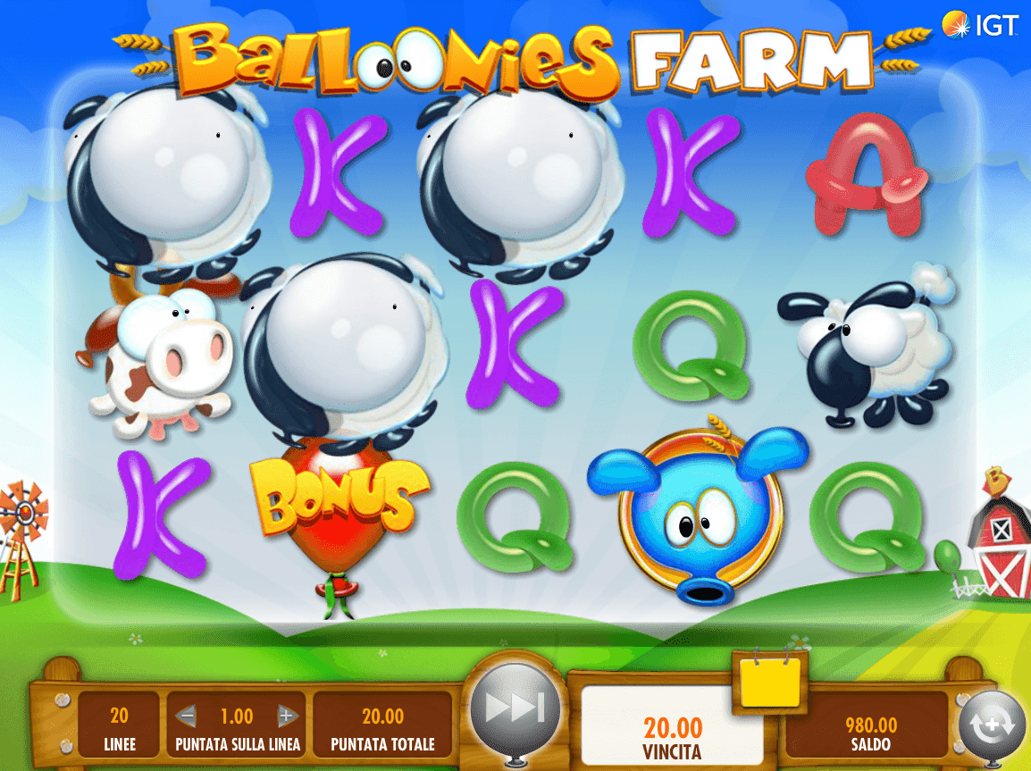 Balloonies farm slot machine online igt Muğla