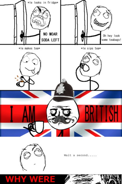 Troll Face Comics: I am British