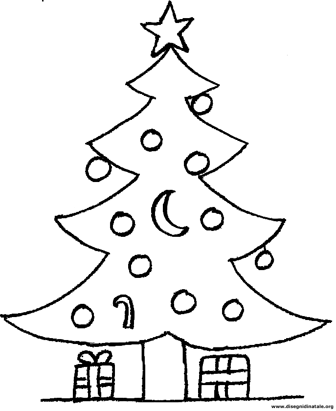 Disegni Alberi Di Natale Da Colorare Per Bambini Coloratutto Website