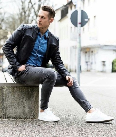 Best Sneakers For Leather Jacket - DERIFIT