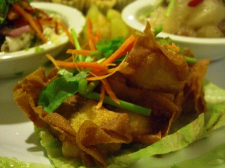 Asian Tapas - fried wontons