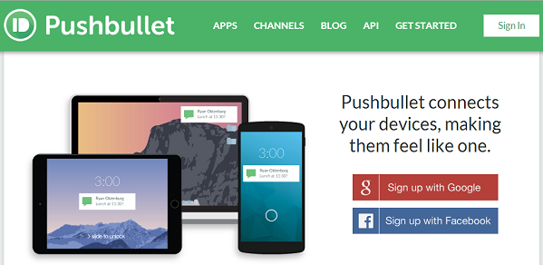 Pushbullet.com displays phone notifications on your computer, so that you don't have to switch between devices everytime.