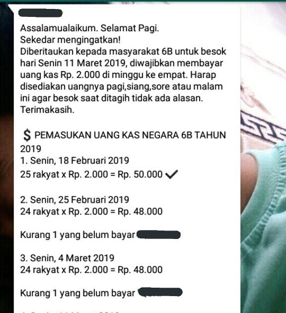 Contoh Kata Kata Menagih Uang Kas - englshnit