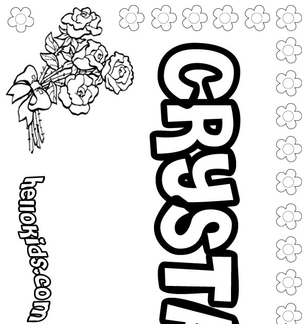 Coloring Page With Name - Free Coloring Page