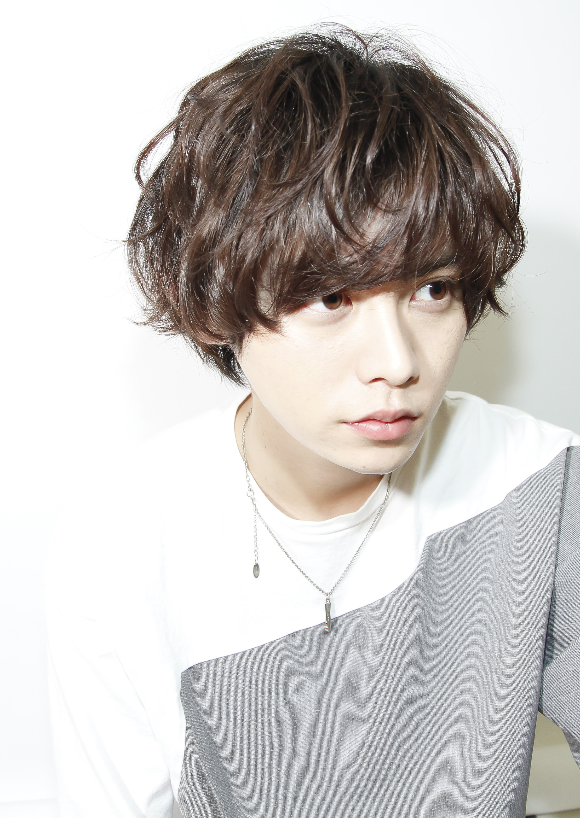 ラブリー メンズ ゆる ふわ ヘアスタイル画像