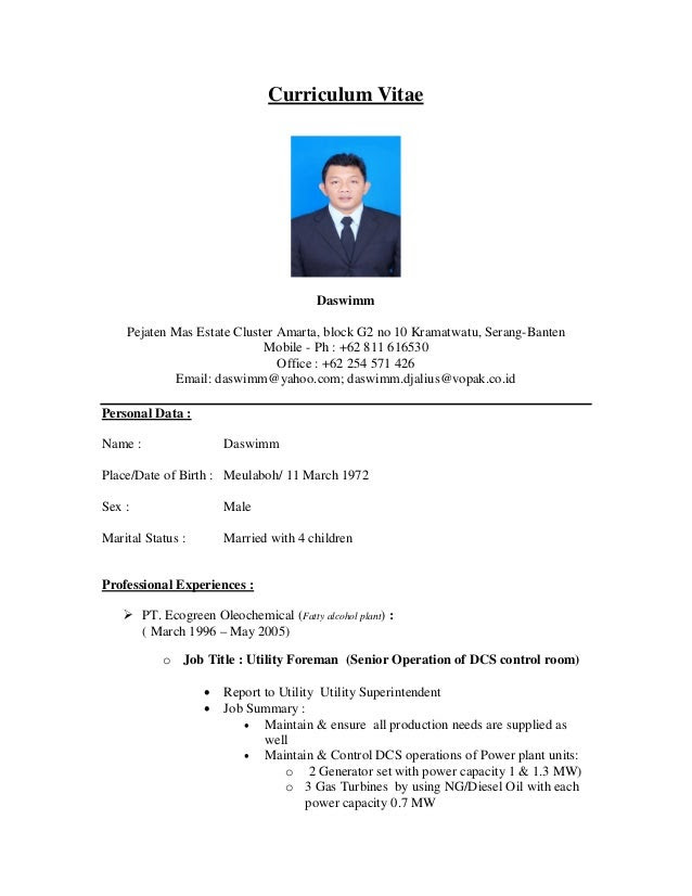 Contoh Resume Interview Spa - Rommy 7081