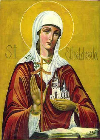 IMG ST. AUDREY, Etheldreda, Etheldred, Daughter of King Anna of East Anglia