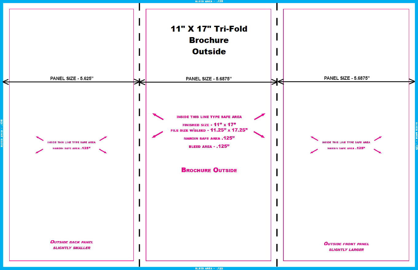 11x17 Trifold Template