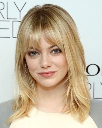 Medium Length Cut With Bangs Medium Hairstyles
