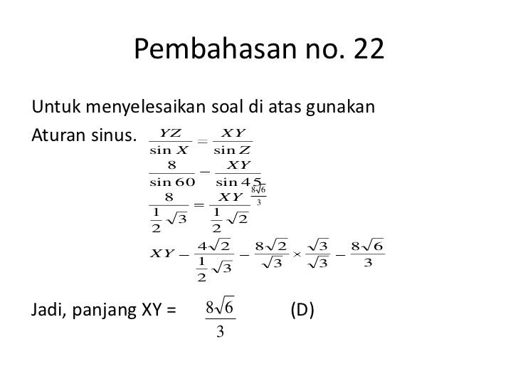 Soal Matematika Xy - Kunci Dunia