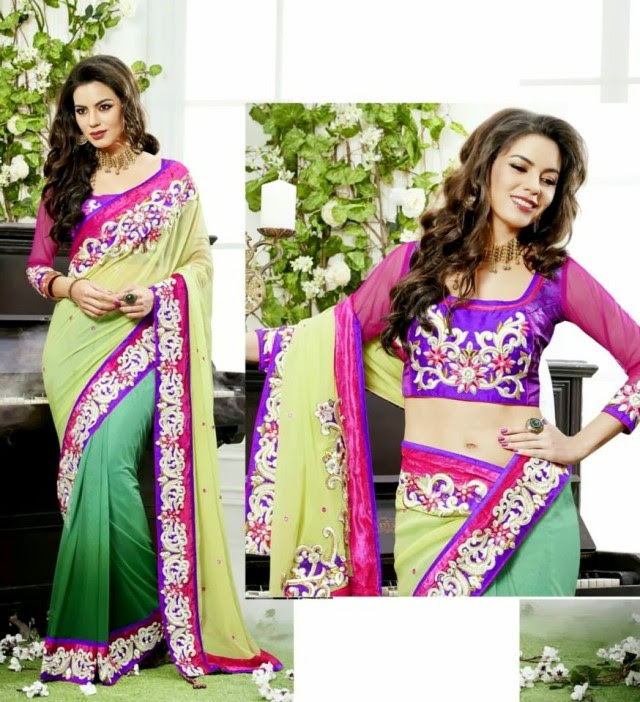 Bridal-Wedding-Rich-Heavy-Embroidered-Sarees-Designs-Lehanga-Style-Fancy-Sari-New-Fashion-7 Bridal-Wedding-Rich-Heavy-Embroidered-Sarees-Designs-Lehanga-Style-Fancy-Sari-New-Fashion-7