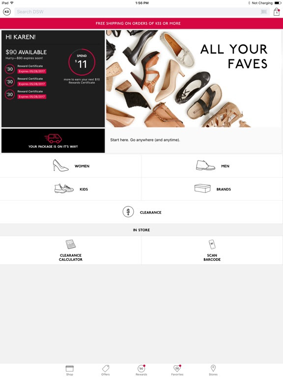 shoe warehouse coupons in store