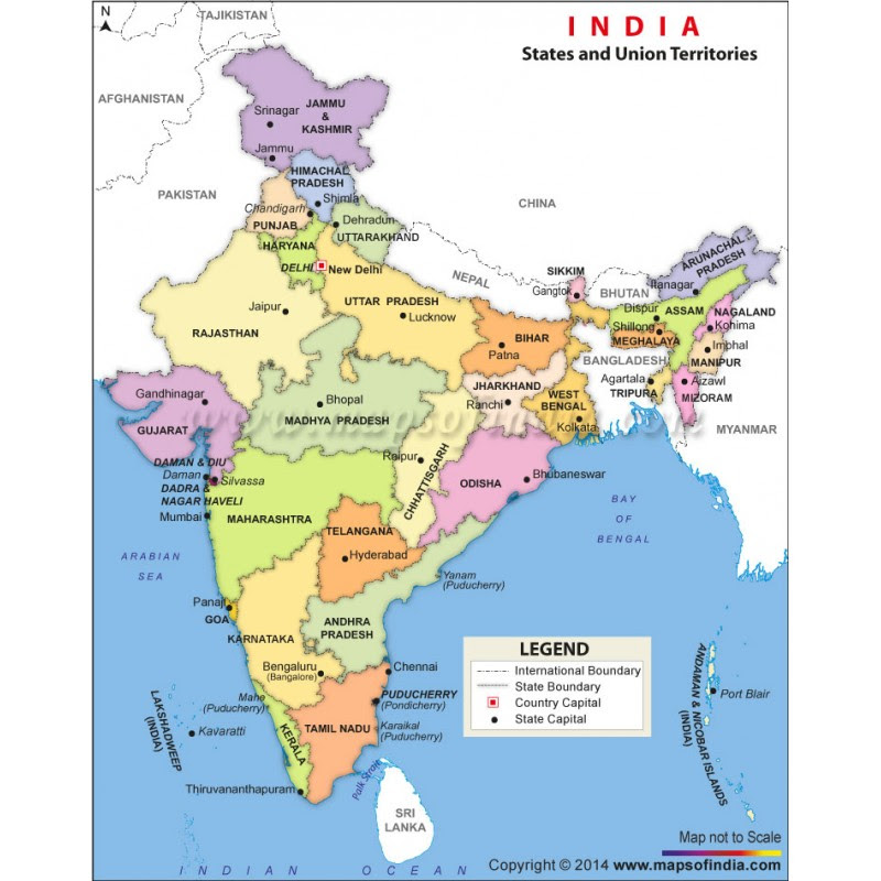 Elgritosagrado11 25 New Photo Of Political Map Of India Images And