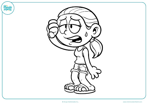 Niña Almorzando Para Colorear / Dibujos de Oficios y Profesiones para