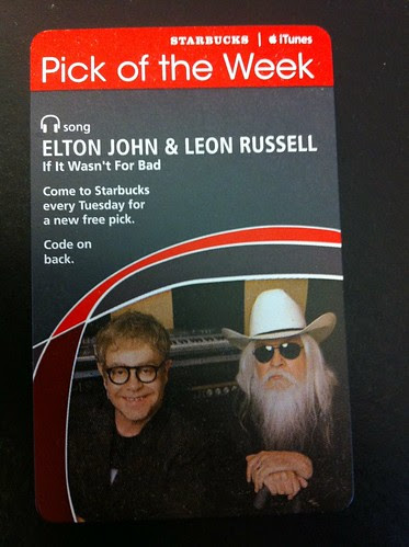 Starbucks iTunes Pick of the Week - Elton John and Leon Russell - If It Wasn't For Bad