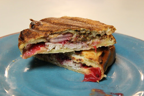 Leftover Turkey Panini