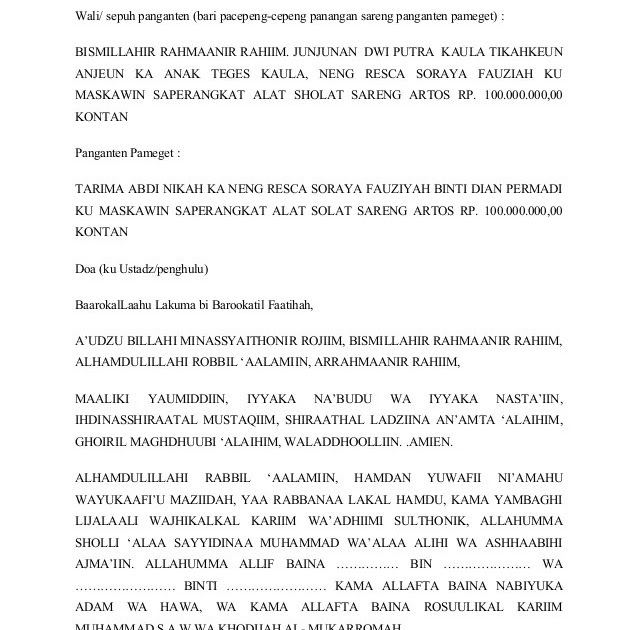 Contoh Mukadimah Mc Isra Mi Raj Bahasa Sunda Terbaik Kumpulan Referensi Teks Pidato