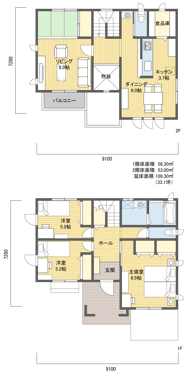 √1000以上 16坪 間取り 2階建て 27376616坪 間取り 2階建て Tulipqfc