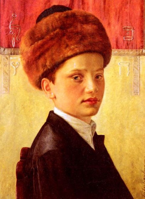 Portrait Of A Young Chassidic Boy Portrait Of A Young Chassidic Boy