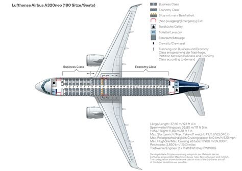 Sitzplan A321 Lufthansa