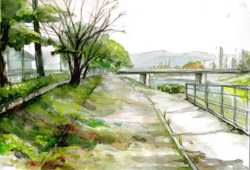新鮮な風景 画 イラスト イラスト画像