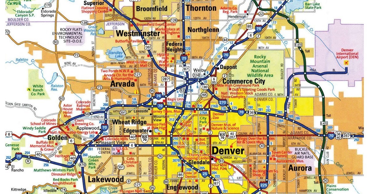 35 Denver Light Rail Map Overlay - Maps Database Source