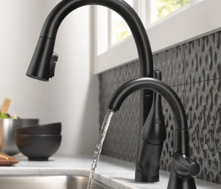 Delta Black Stainless Kitchen Faucet / Buy Black Delta Kitchen Faucets