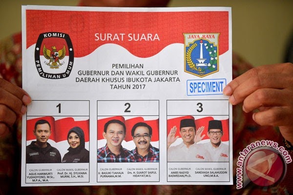 Contoh Surat Suara Presiden